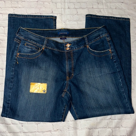 Jeanstar extra low rise slim bootcut jeans. Women’s size 24 - Picture 12 of 12